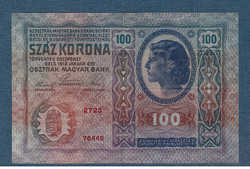 100 Korona 1912  Deutschösterreich bélyegzés