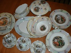 Kahla, türingiai étkészlet 36 darabos, 6 személyes