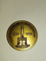 Bronze medal coin from Székesfehérvár