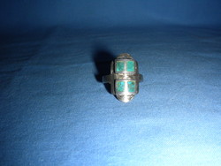 Ezüst 925 türkiz köves gyűrű