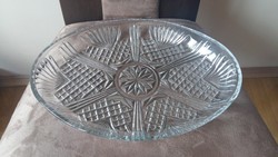 New oval glass bowl - bormioli rocco - 32 cm