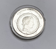 The last Hungarian thaler, silver commemorative medal.