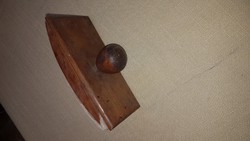 Antique wooden tapper with ink drinker
