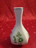 Hollóház porcelain vase with green pattern, height 12 cm. He has!