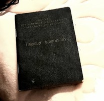 1940:Textilmunkás Tagsági Igazolvány
