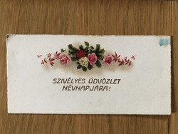 Antique mini postcard, greeting card