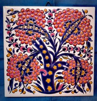 Tree of life pattern on beautiful tile