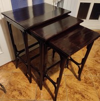 Thonet sliding service tables, pedestal, laptop, storage table, home offlice, tonet