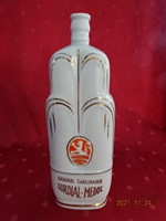 Royal dux Czechoslovakian porcelain medicinal water bottle, one liter. He has!