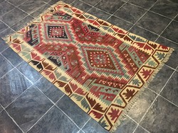 Turkish kelim / kilim hand-woven carpet, 106 x 176 cm