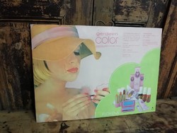 Cardboard billboard, florena cosmetic advertising from the 70's