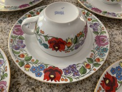 Kalocsai hand-painted tea set! 4 Pcs