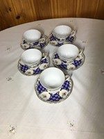 Zsolnay ˙ (marie antoinette) coffee cups 5 pcs