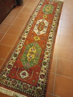 300 x 80 cm Kazak kézi csomózású szőnyeg eladó
