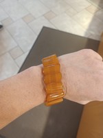 Antique russian amber bracelet