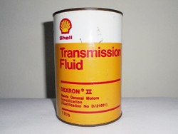 SHELL olajos doboz - motor olaj flakon - 1 literes - 1970-1980-as évekből