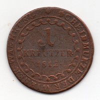 Ausztria 1 osztrák kreutzer, 1812E