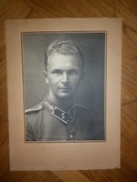 régi horthy katona kép fotó 33x25cm