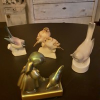 Zsolnay porcelán figurák sérültek, egyben eladó