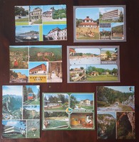 Czechoslovak retro postcards together, 7 pcs