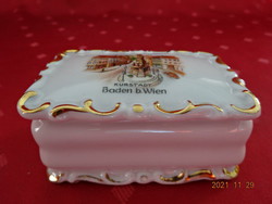 Eigl German porcelain bonbonier, boden b. With the inscription Wien. He has!