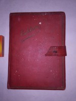 Vintage commemorative book - 1958/1961 - with entries