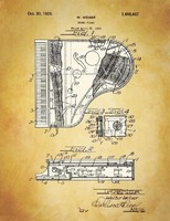 Old Weiser piano 1928 patent drawings of classical instruments, classical music, piano, keyboards