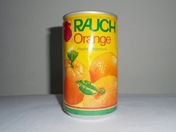 Retro RAUCH orange narancs üdítő üdítős alu alumínium fémdoboz - 1985-ös