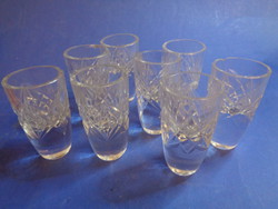 8 pcs crystal glasses