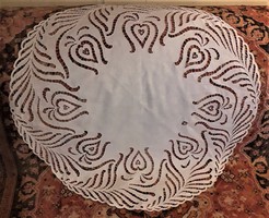 Richelieu embroidered round tablecloth
