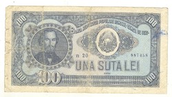 100 Lei 1952 Romania