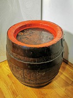 Original beer barrel Gösser bier from the factory, collectible piece from 1965.