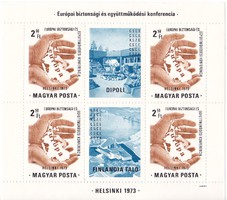 Hungary commemorative stamp small sheet 1973
