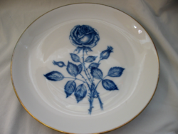 Kék rózsás tortás, tálaló tál ,vintage, retro Schumann Arzberg Echt Cobalt