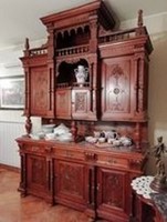 Antique Old German sideboard - a real rarity
