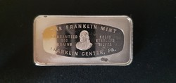 33.4 Gramm 925-ös Ezüst Tömb USA Pennsylvania 2000