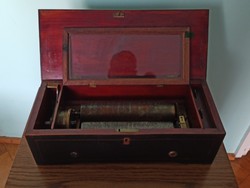 Cylinder music box, circa 1830. Rarity!