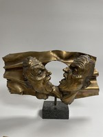 Eskulits Tamás : Önarcképek , bronz szobor