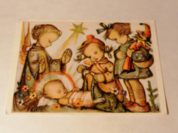 B. Hummel képeslap:  A gyermek Krisztus a jászolban  Nr. 4532 (56)