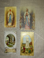 Régi szentkép: Mária 1. (Katolikus Egyház; Fatima, Lourdes)