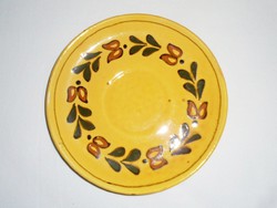 Folk art ceramic wall plate wall plate decorative plate - 18 cm in diameter