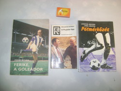 Three retro books on the subject of football - extraordinary match, the rifle case, Ferike the Goliath..1980s