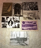 25 pcs postcards from Budapest and Balaton black and white and color, clean postage 24 pcs