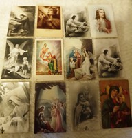 35 Photo lithography postcard holy image religious motifs antique/modern vintage paper