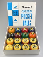 Brunswick centennial billiard ball set