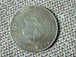 Kossuth 5 forintos 1947