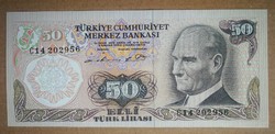 Törökország 50 Líra 1976 Unc