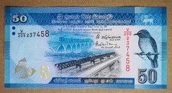 Sri Lanka 50 Rupees 2016 Unc