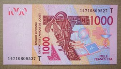 Nyugat-Afrikai Államok TOGO 1000 Francs 2003/14 UNC