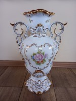 Hollóházi nagy méretű barokk váza